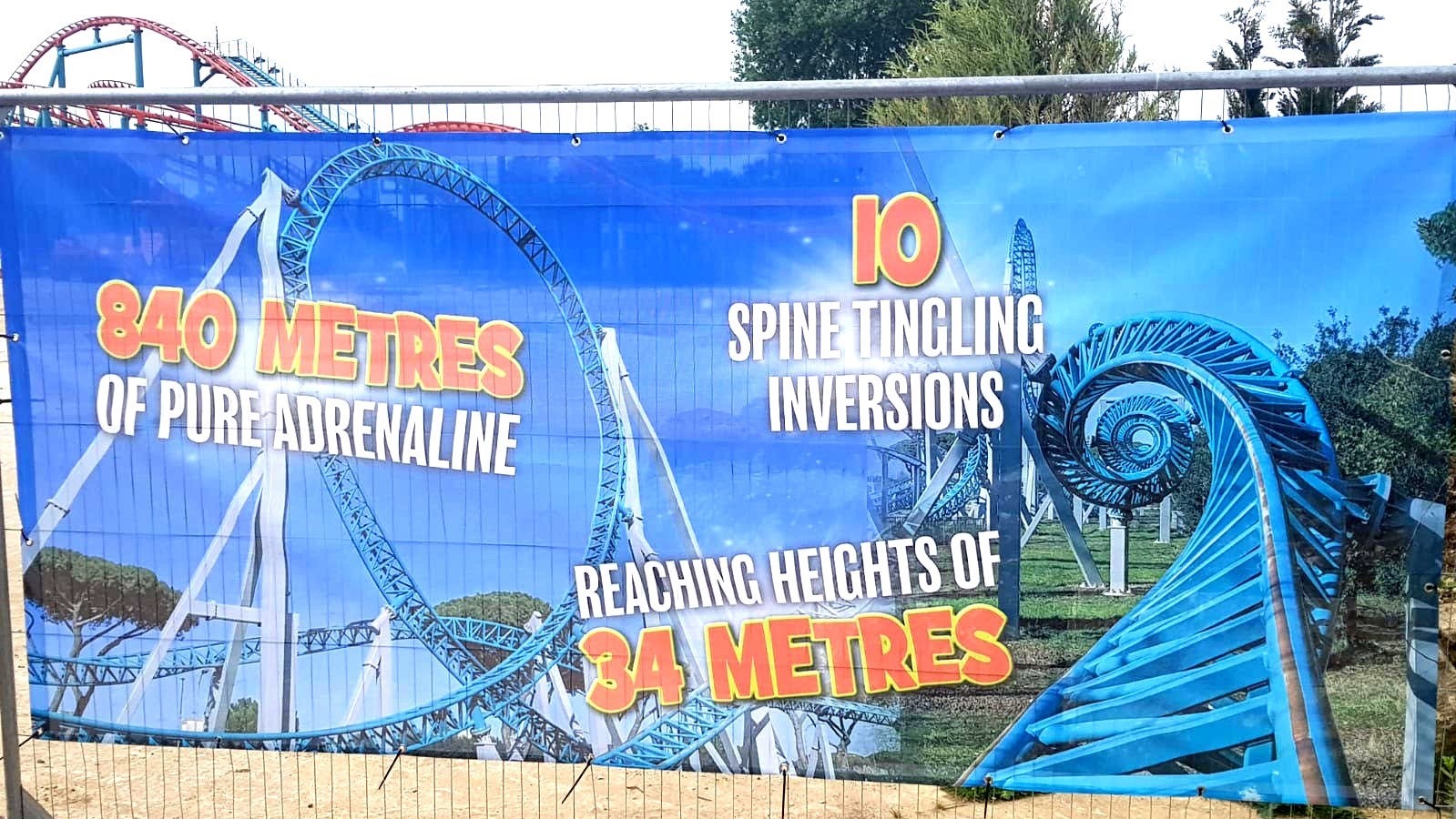 Sik - Ten Inversion Coaster in Flamingo Land (NEW in 2022)