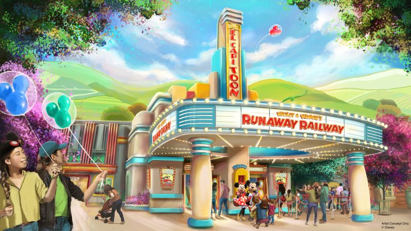 Mickey and Minnie's Runaway Railway in Disneyland (NEW in 2023)