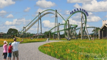 Tayto Family Boomerang Coaster in Tayto Park (NEW in 2023)