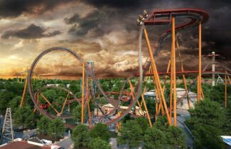 Dr. Diabolical's Cliffhanger in Six Flags Fiesta Texas (NEW in 2022)