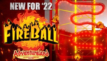 Fireball in Adventureland Amusement Park (NEW in 2022)