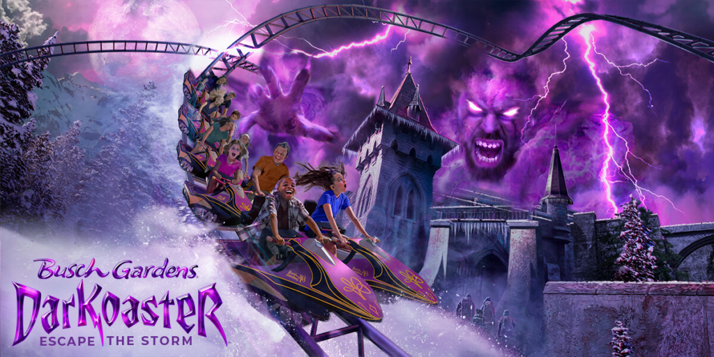 DarKoaster in Busch Gardens Williamsburg (NEW in 2023)