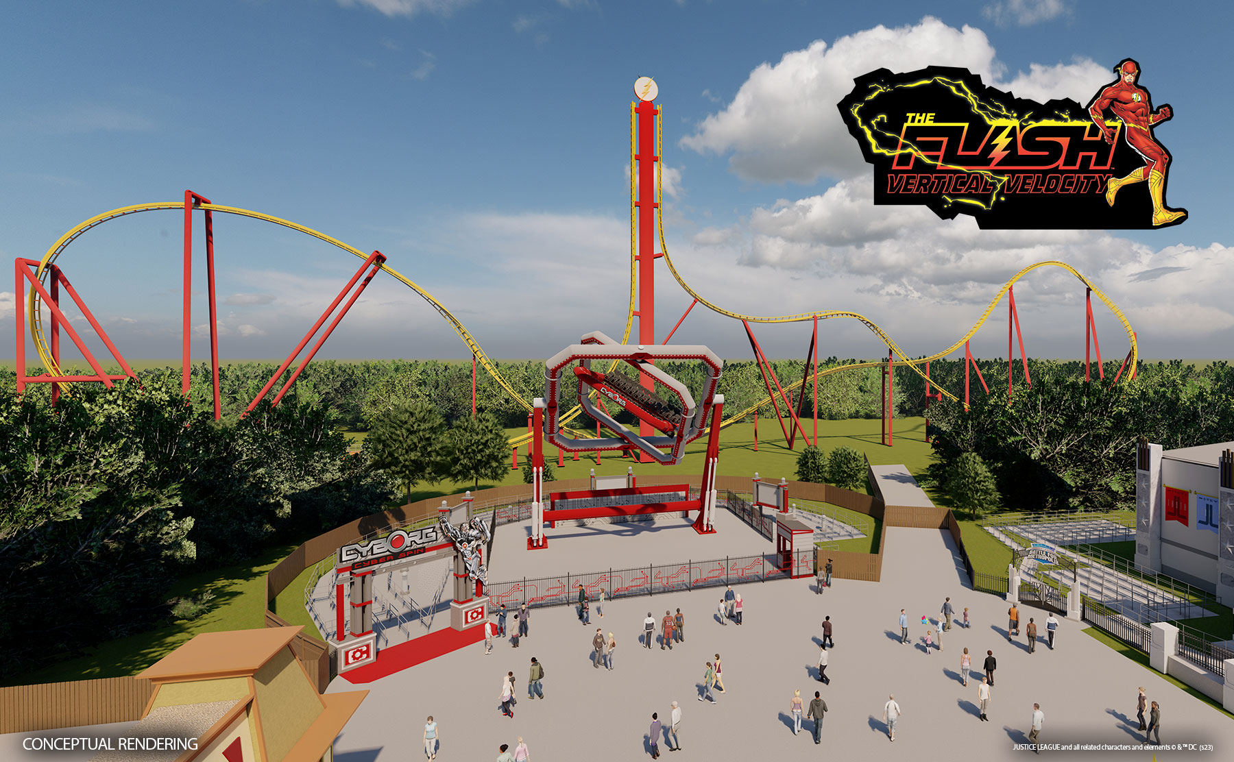 The Flash: Vertical Velocity in Six Flags Great Adventure (NEW in 2024)