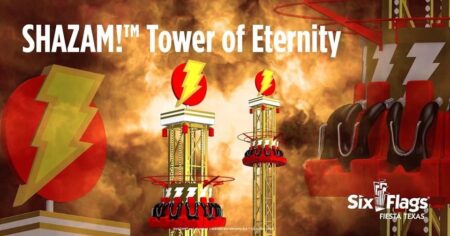 Shazam! Tower of Eternity in Six Flags Fiesta Texas (NEW in 2024)