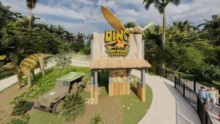 Dino Off Road Adventure in Six Flags Over Texas (NEW in 2024)